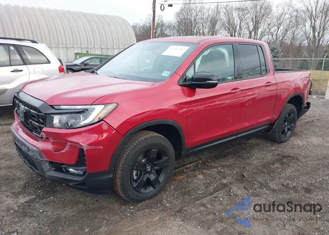 2025 Honda Ridgeline Black Edition z USA, uszkodzony, nr VIN 5FPYK3F83SB044954